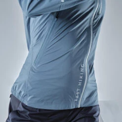 Quechua Veste Imperméable Ultra Légère De Randonnée Rapide - FH500 Rain - Femme Bleu -Quechua veste impermeable ultra legere de randonnee rapide fh500 rain femme bleu 4