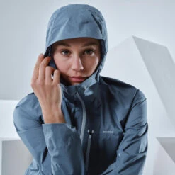 Quechua Veste Imperméable Ultra Légère De Randonnée Rapide - FH500 Rain - Femme Bleu -Quechua veste impermeable ultra legere de randonnee rapide fh500 rain femme bleu 8