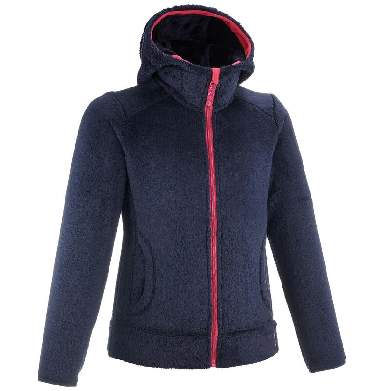 Quechua Veste Polaire Chaude De Randonnée - MH500 Bleu - Enfant 7-15 Ans 1 Quechua Veste Polaire Chaude De Randonnée - MH500 Bleu - Enfant 7-15 Ans
