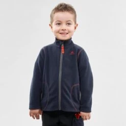 Quechua Veste Polaire De Randonnée - MH150 Bleu Marine - Enfant 2-6 Ans -Quechua veste polaire de randonnee mh150 bleu marine enfant 2 6 ans 2