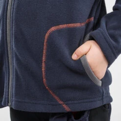 Quechua Veste Polaire De Randonnée - MH150 Bleu Marine - Enfant 2-6 Ans -Quechua veste polaire de randonnee mh150 bleu marine enfant 2 6 ans 4