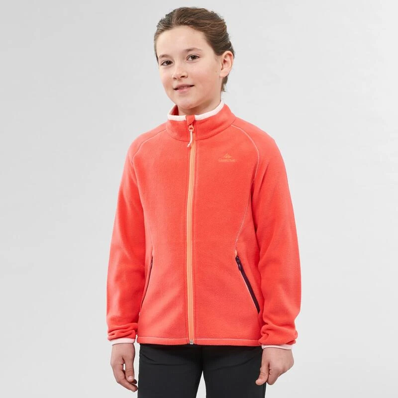 Quechua Veste Polaire De Randonnée - MH150 Corail - Enfant 7-15 Ans 2 Quechua Veste Polaire De Randonnée - MH150 Corail - Enfant 7-15 Ans – Image 2