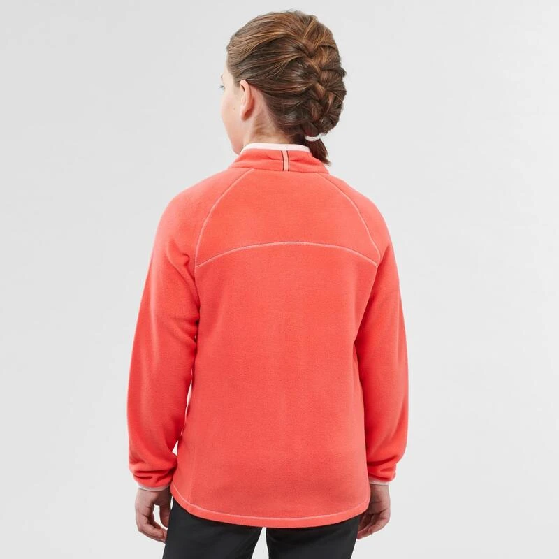 Quechua Veste Polaire De Randonnée - MH150 Corail - Enfant 7-15 Ans 3 Quechua Veste Polaire De Randonnée - MH150 Corail - Enfant 7-15 Ans – Image 3