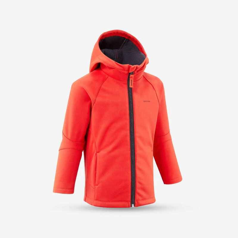 Quechua Veste Softshell De Randonnée - MH550 Orange Vif - Enfant 2 - 6 Ans 1 Quechua Veste Softshell De Randonnée - MH550 Orange Vif - Enfant 2 - 6 Ans